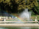 Rainbow in Hyde Park, London, UK